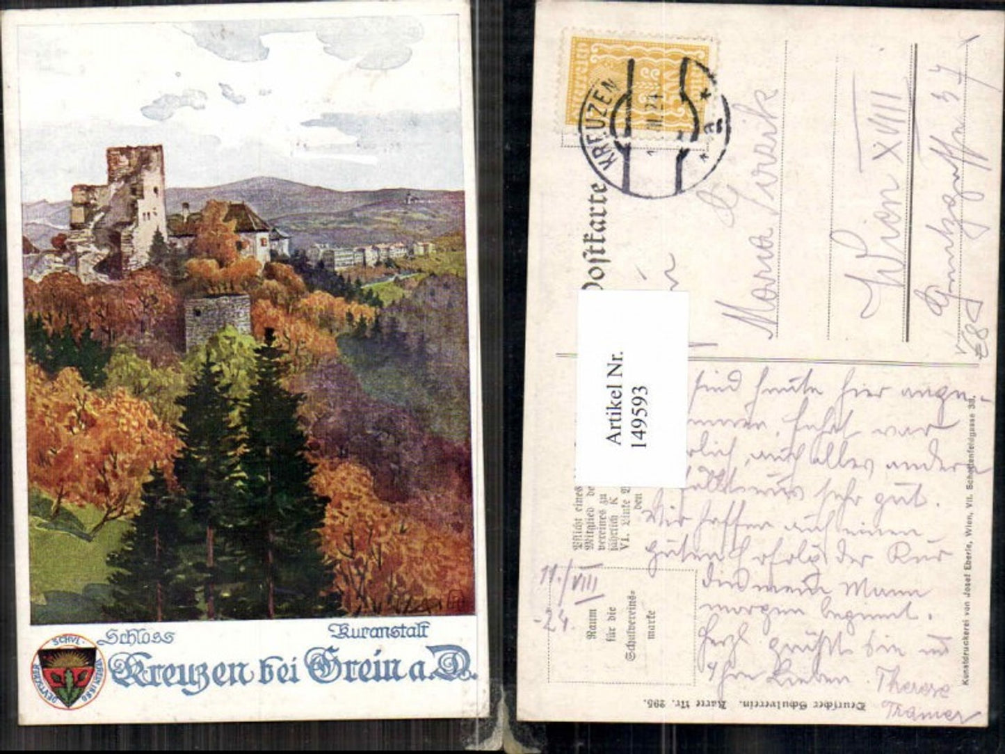 149593,Dt Schulverein 295 Kreuzen bei Grein