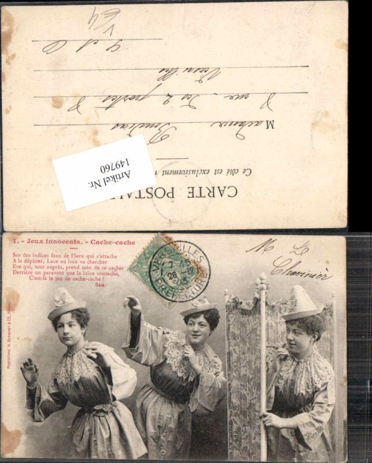 149760,Jeux innocents Frauen Kleid pub Bergeret