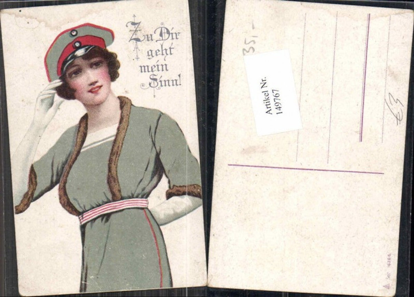 149767,Frau in Uniform Zu dir geht mein Sinn