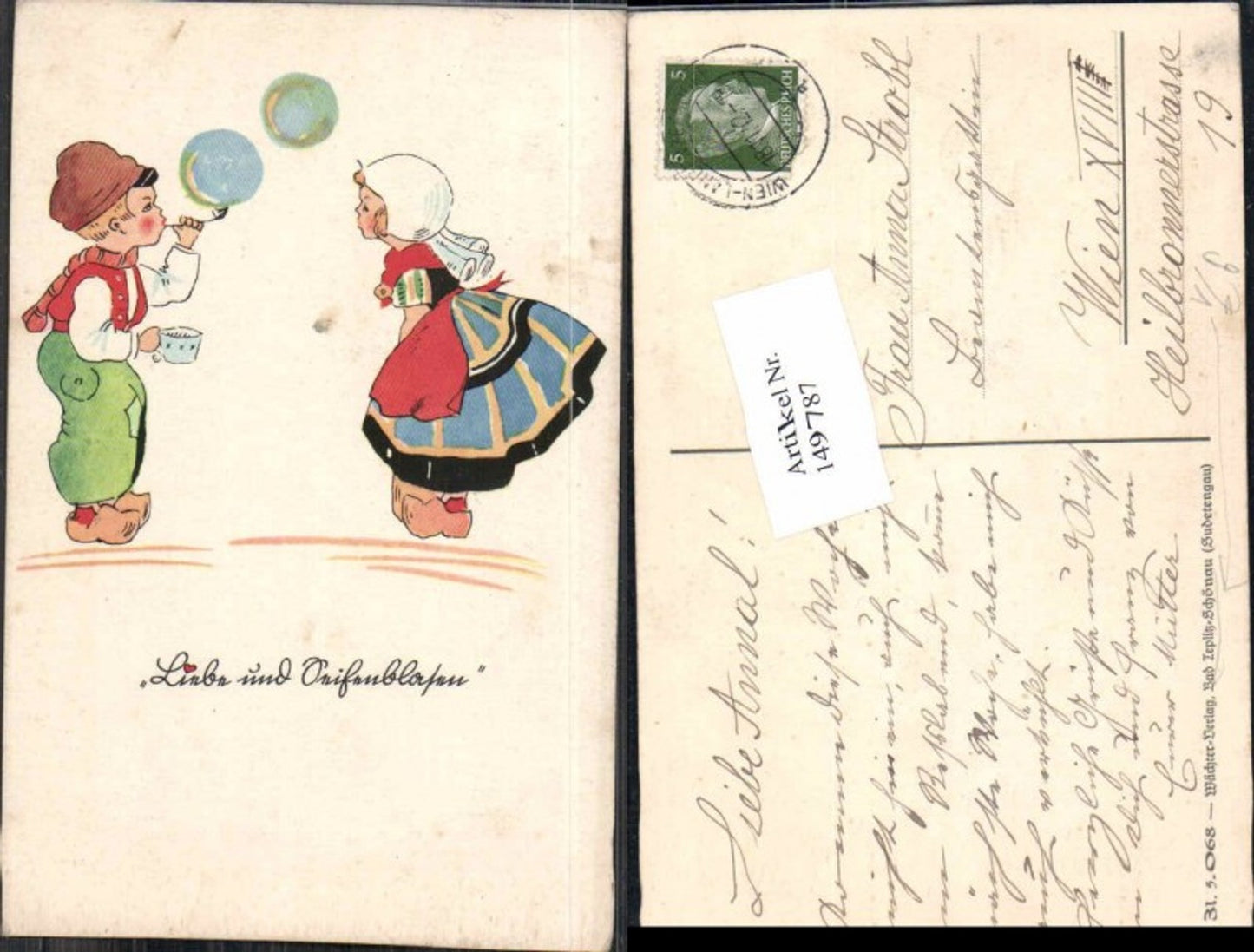 149787,Liebe und Seifenblasen Kinder Verlag Wächter Teplitz Schönau