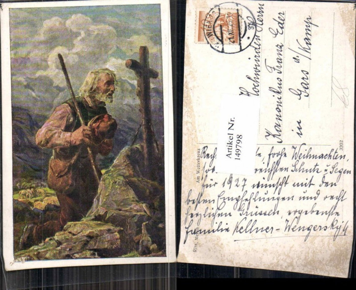149798,Th. Riss Meran Am Wetterkreuz