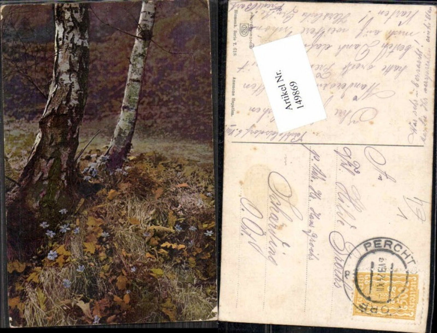 149869,Photochromie Nenke Ostermaier T. 618 Blumenkarte Blumen