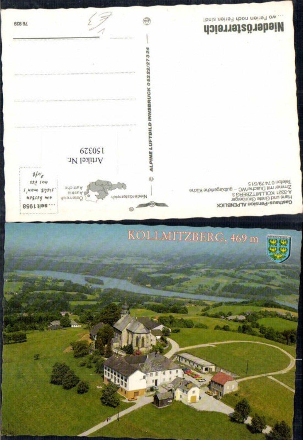 150329,Fliegeraufnahme Alpine Luftbild Kollmitzberg Ardagger Amstetten