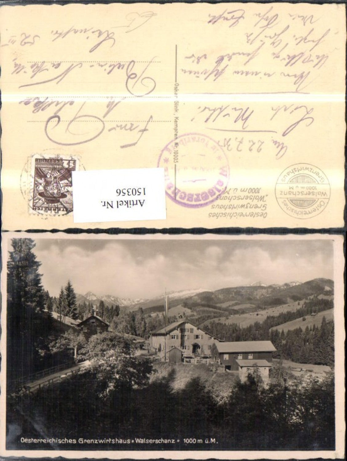 Alte Ansichtskarte – Old Postcard