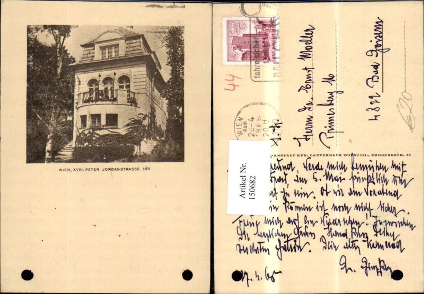 Alte Ansichtskarte – Old Postcard