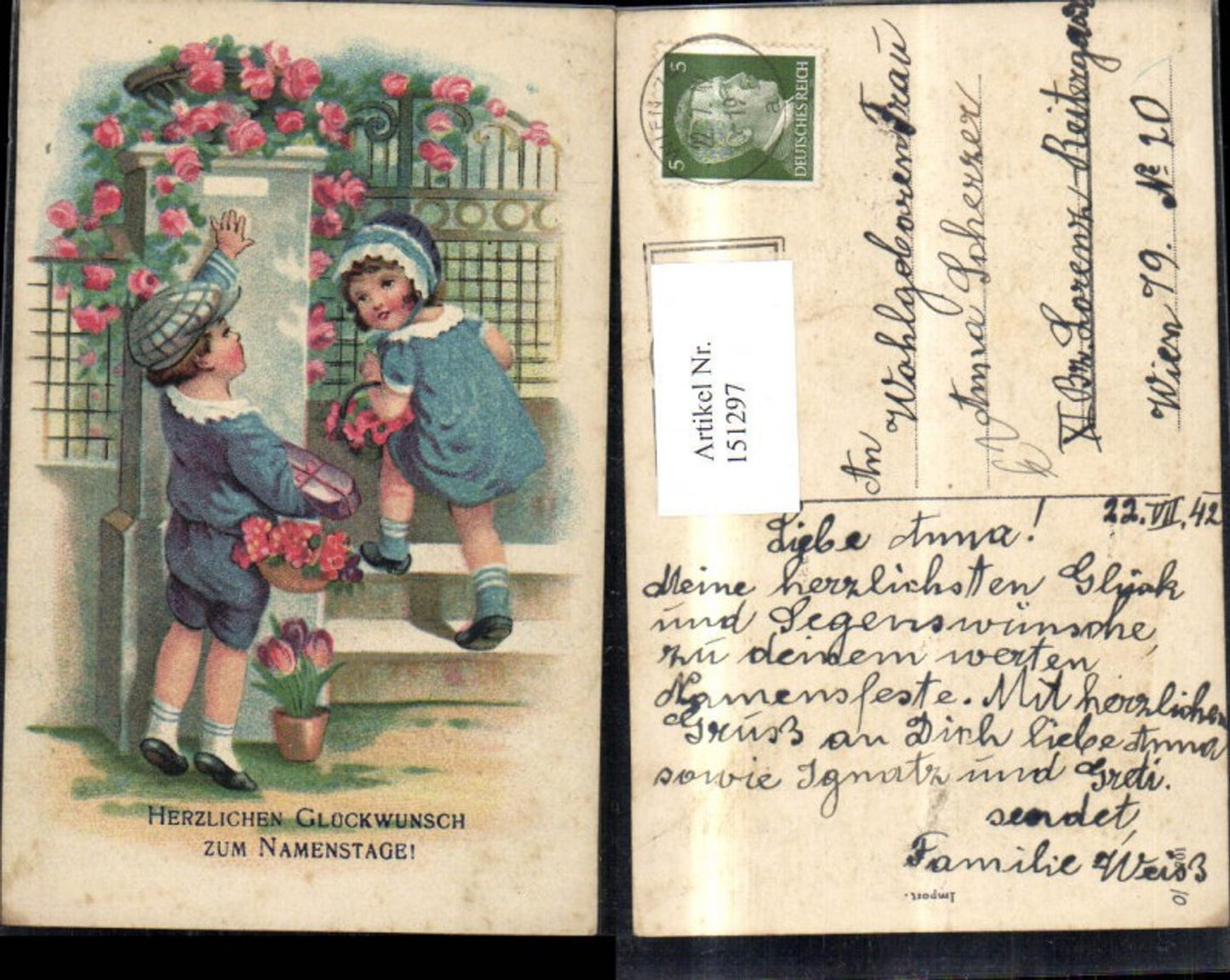 Alte Ansichtskarte – Old Postcard
