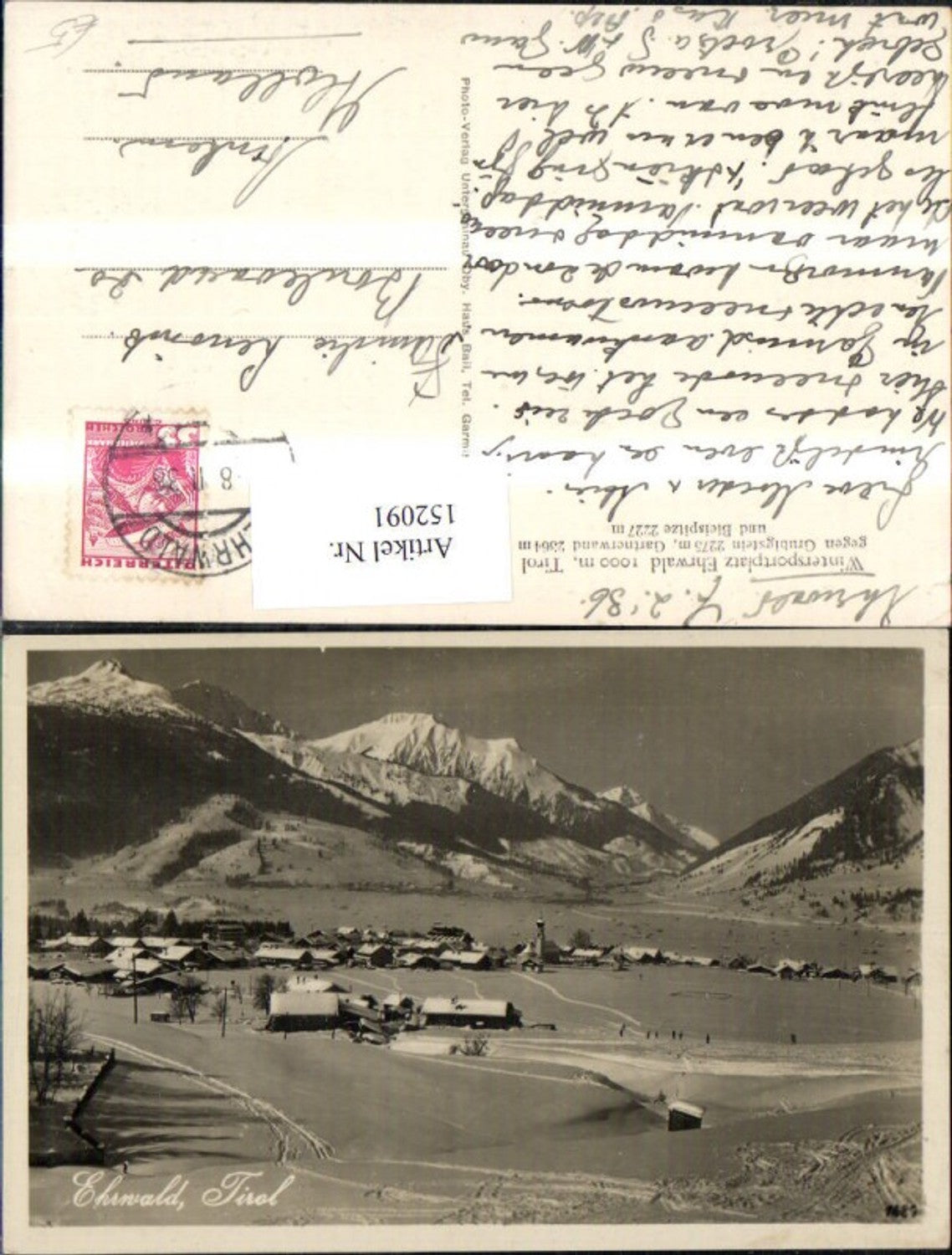 Alte Ansichtskarte – Old Postcard