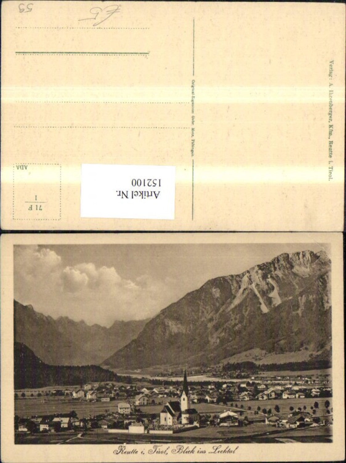 Alte Ansichtskarte – Old Postcard