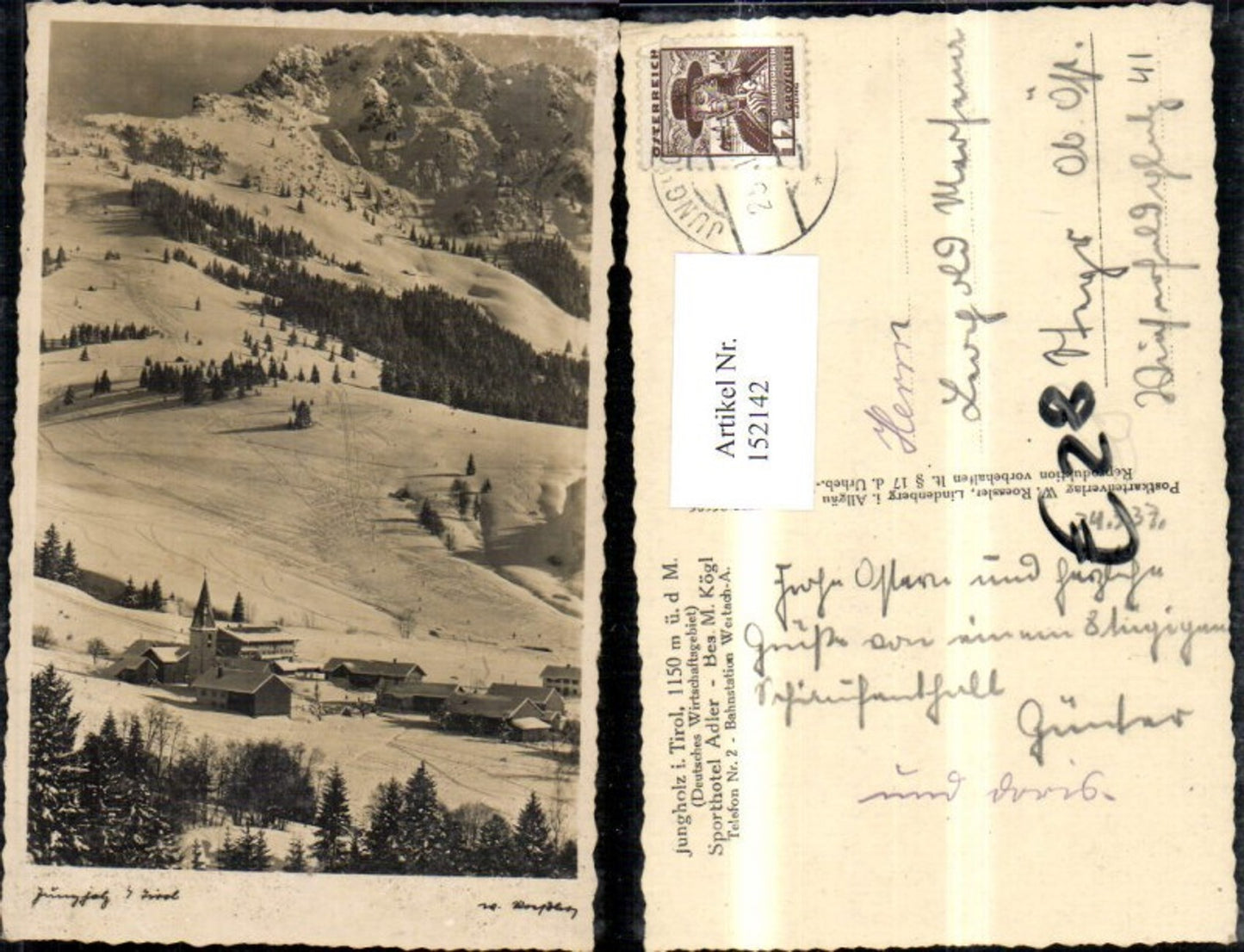 Alte Ansichtskarte – Old Postcard