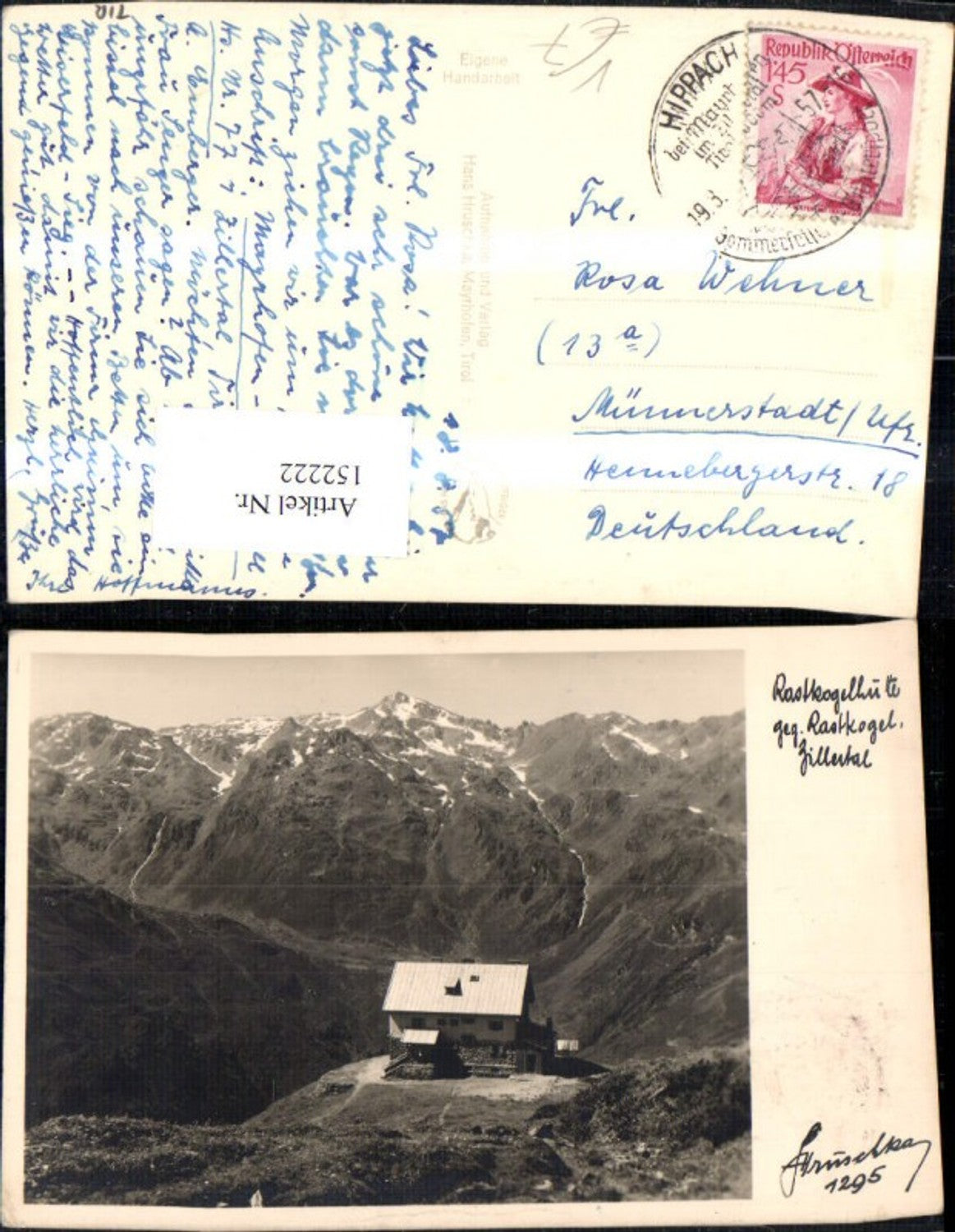 Alte Ansichtskarte – Old Postcard