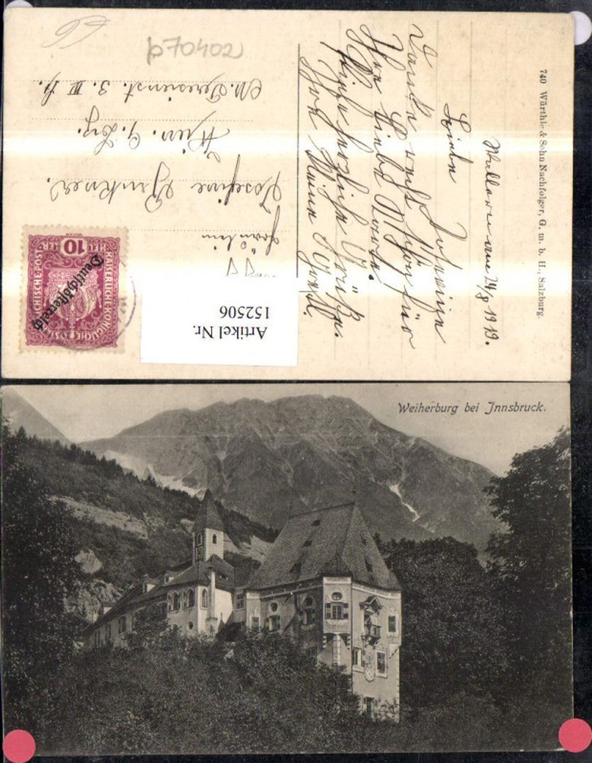 Alte Ansichtskarte – Old Postcard