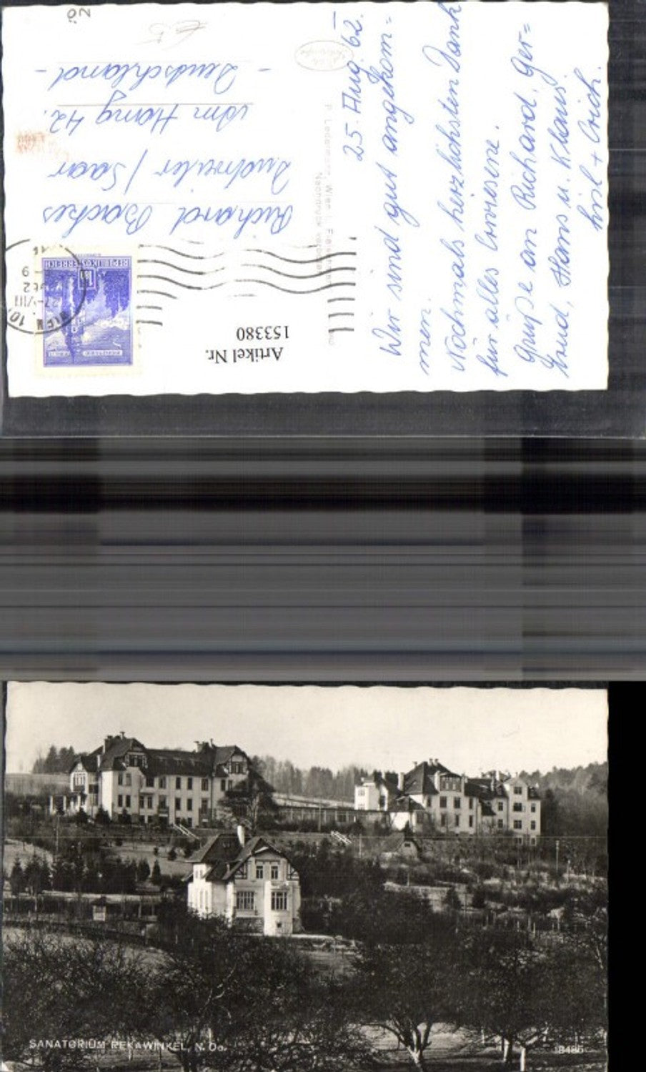 153380,Rekawinkel b. Wien Sanatorium 1962