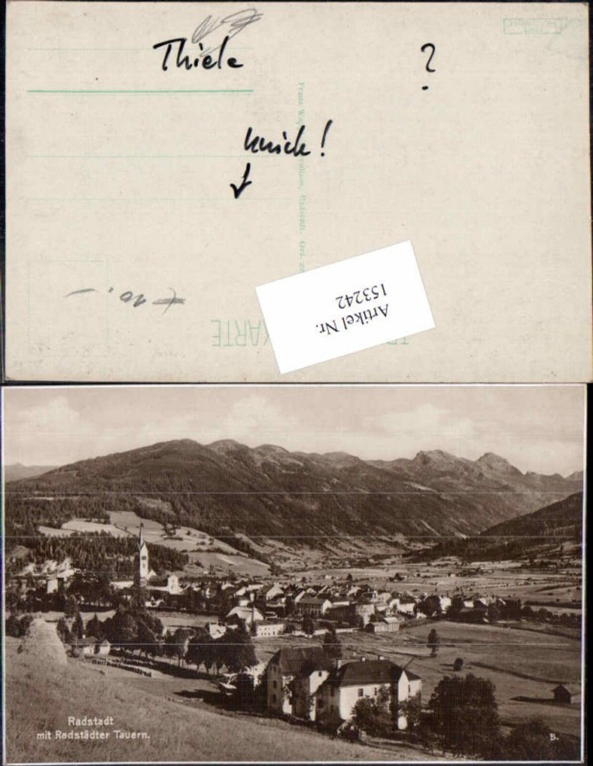 Alte Ansichtskarte – Old Postcard