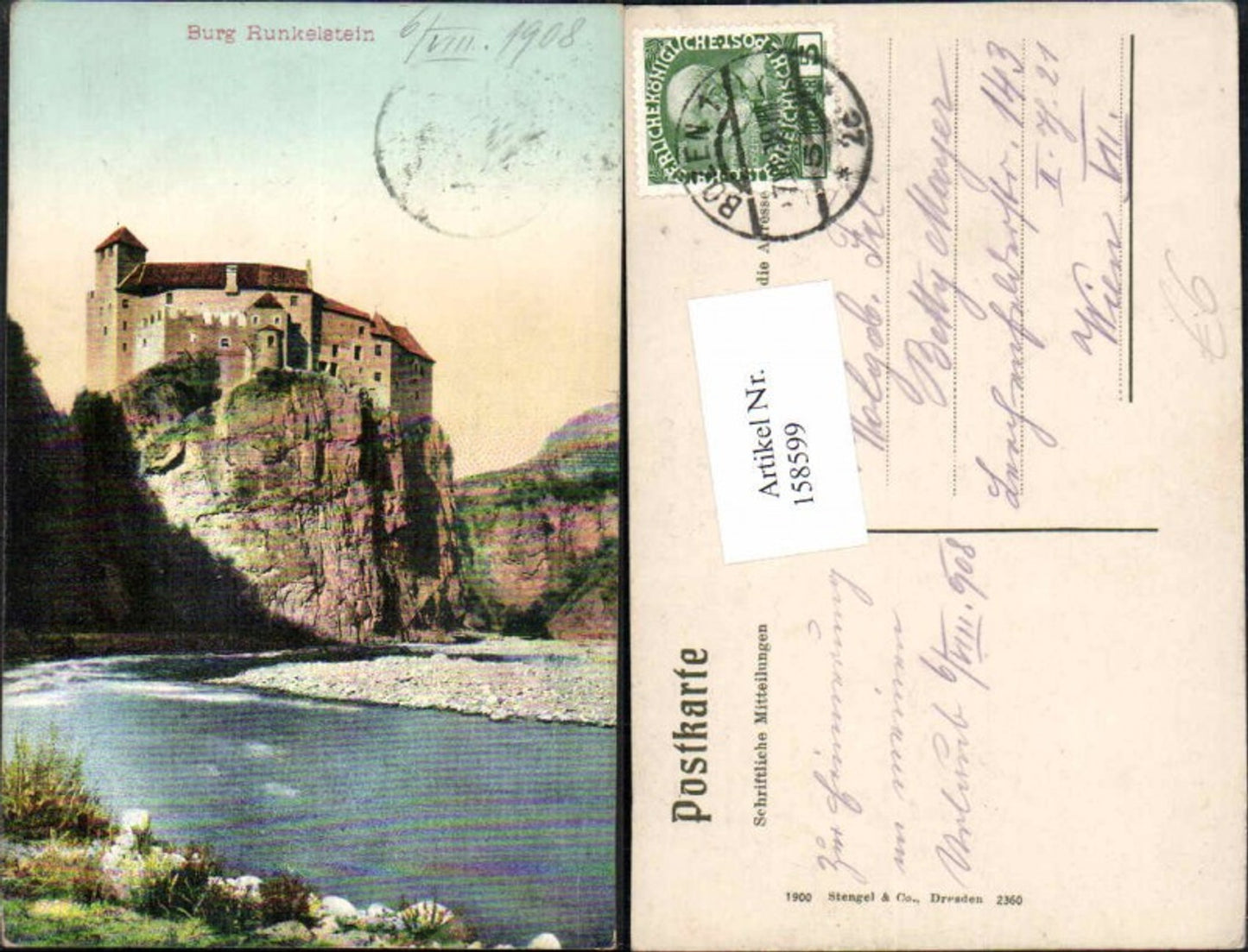 158599,Trentino Burg Runkelstein b. Bozen