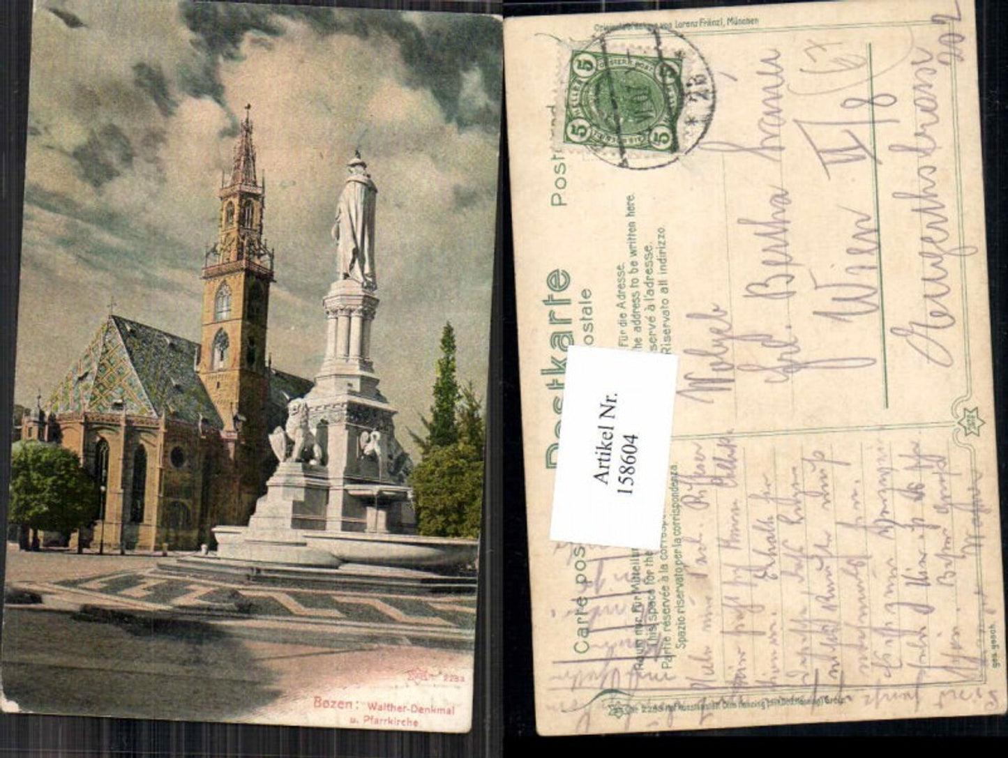 Alte Ansichtskarte – Old Postcard