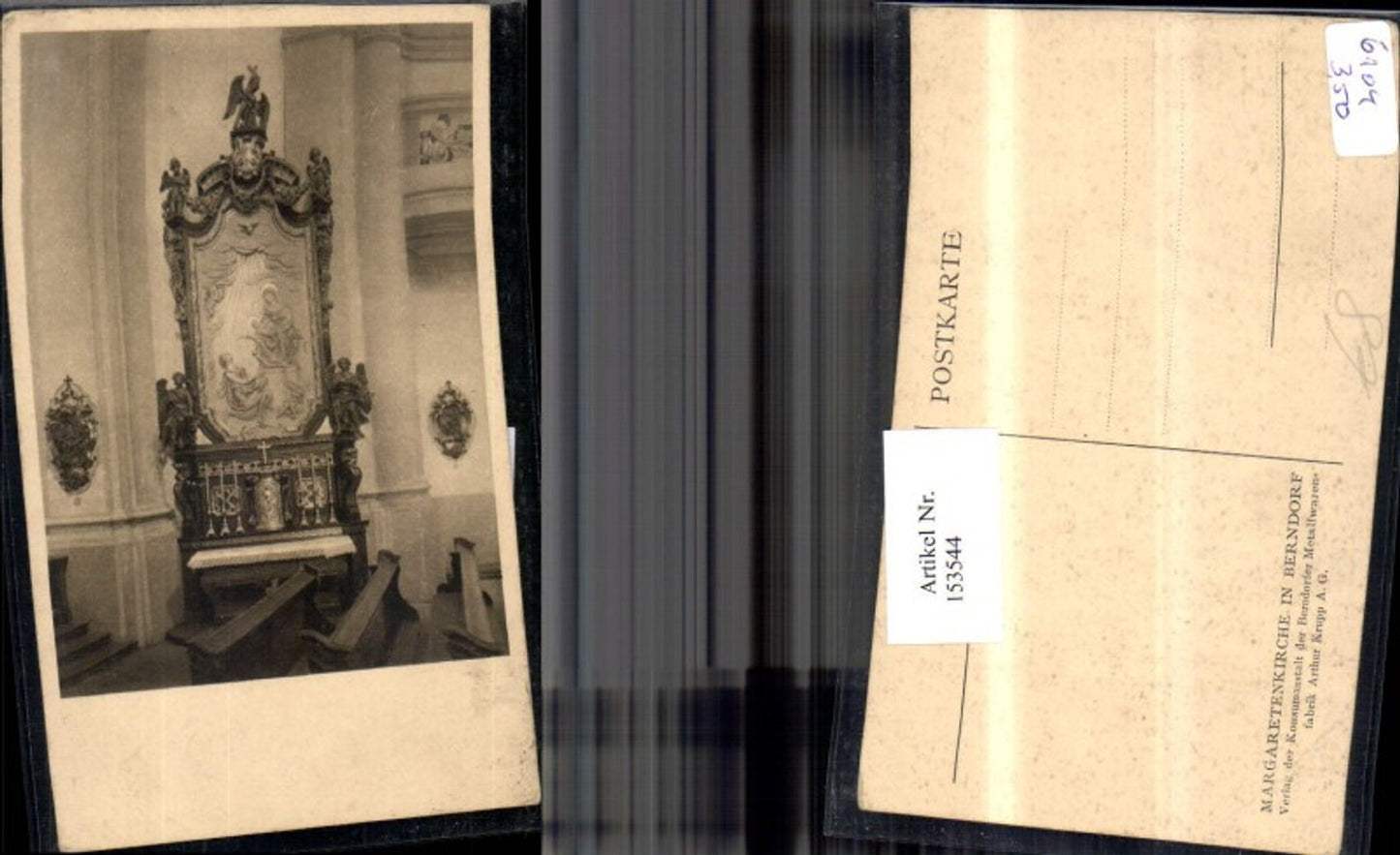 153544,Berndorf Margaretenkirche Innenansicht Kirche Altar