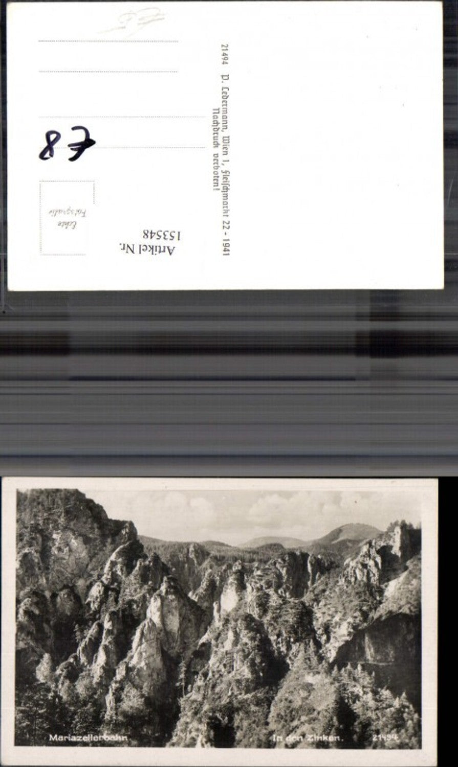 153548,Mariazellerbahn In d. Zinken Mariazell Annaberg