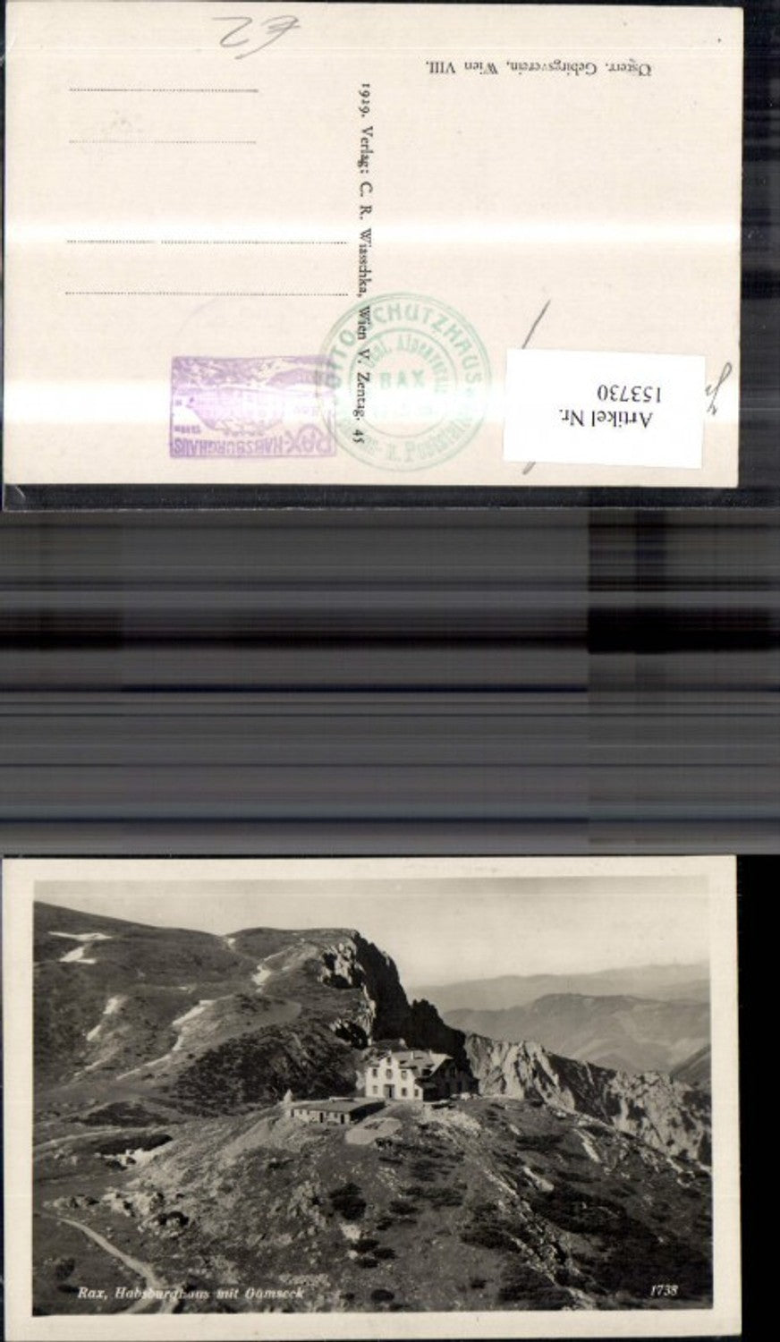 153730,Rax Habsburghaus m. Gamseck Reichenau Puchberg