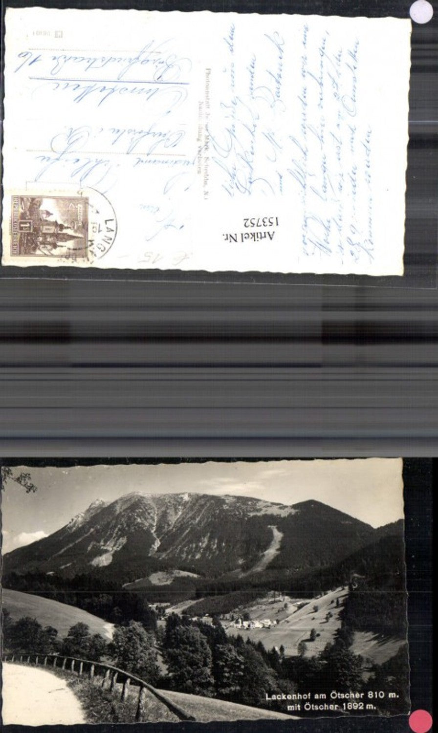 153752,Lackenhof a. Ötscher m. Ötscher 1960