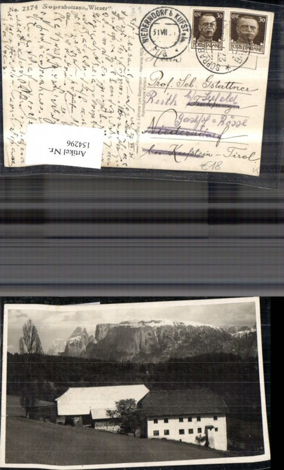 Alte Ansichtskarte – Old Postcard