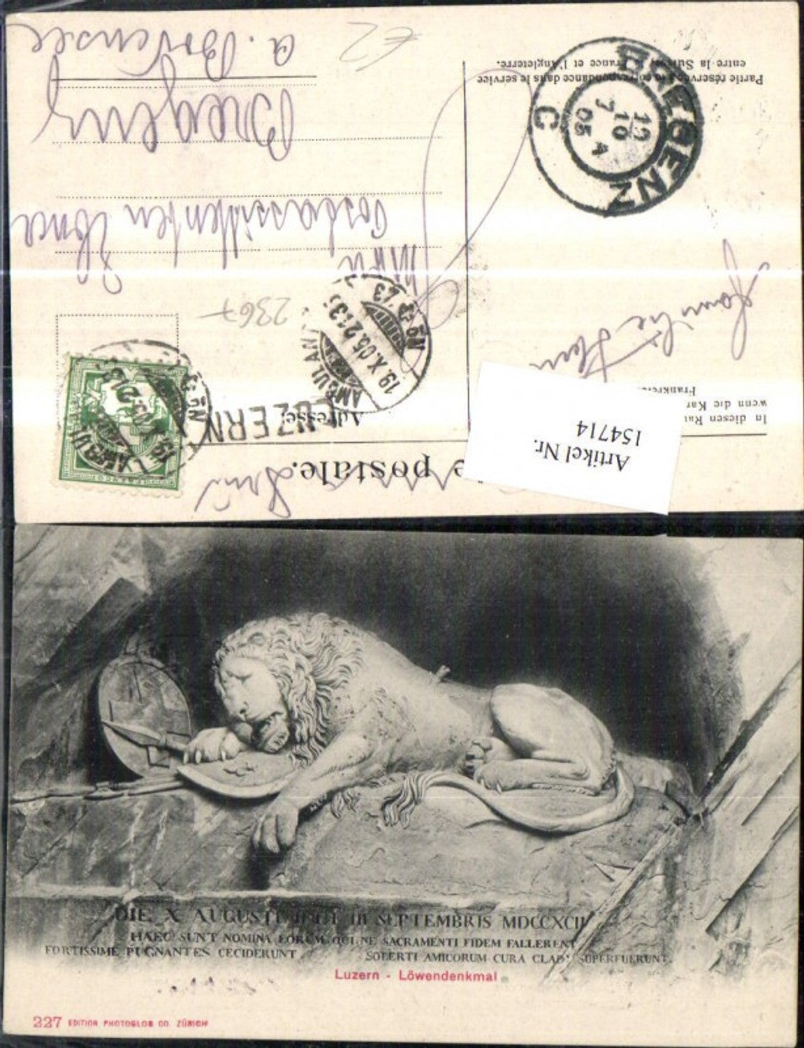 Alte Ansichtskarte – Old Postcard