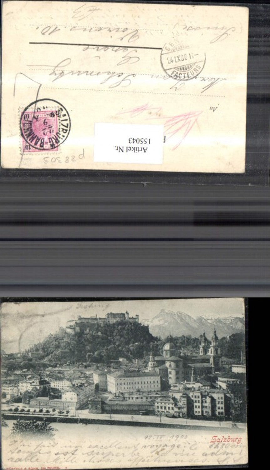 155043, Salzburg view 1900