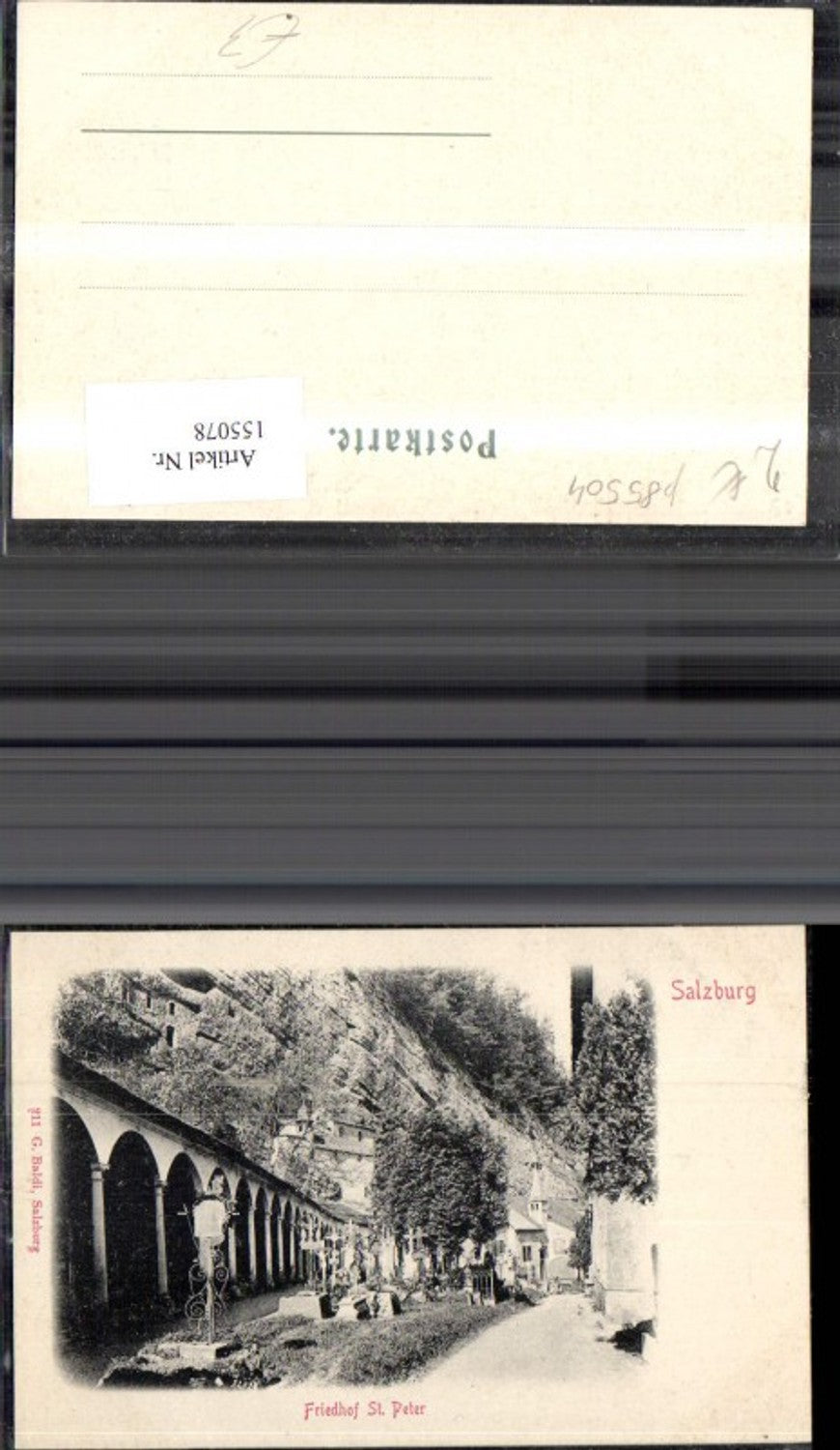 155078,Salzburg Friedhof St Peter