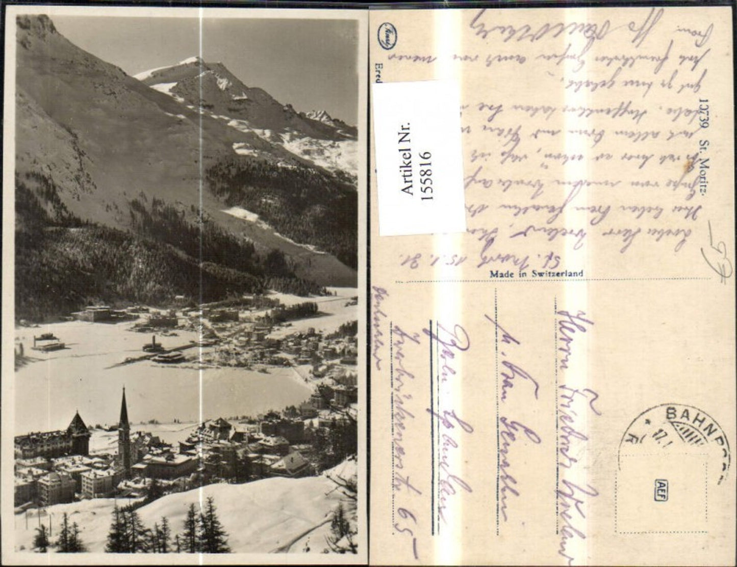 Alte Ansichtskarte – Old Postcard