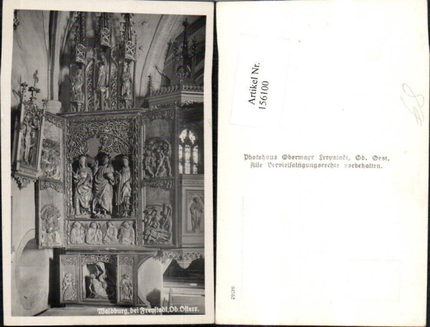 156100,Waldburg bei Freistadt Kirche Innenansicht