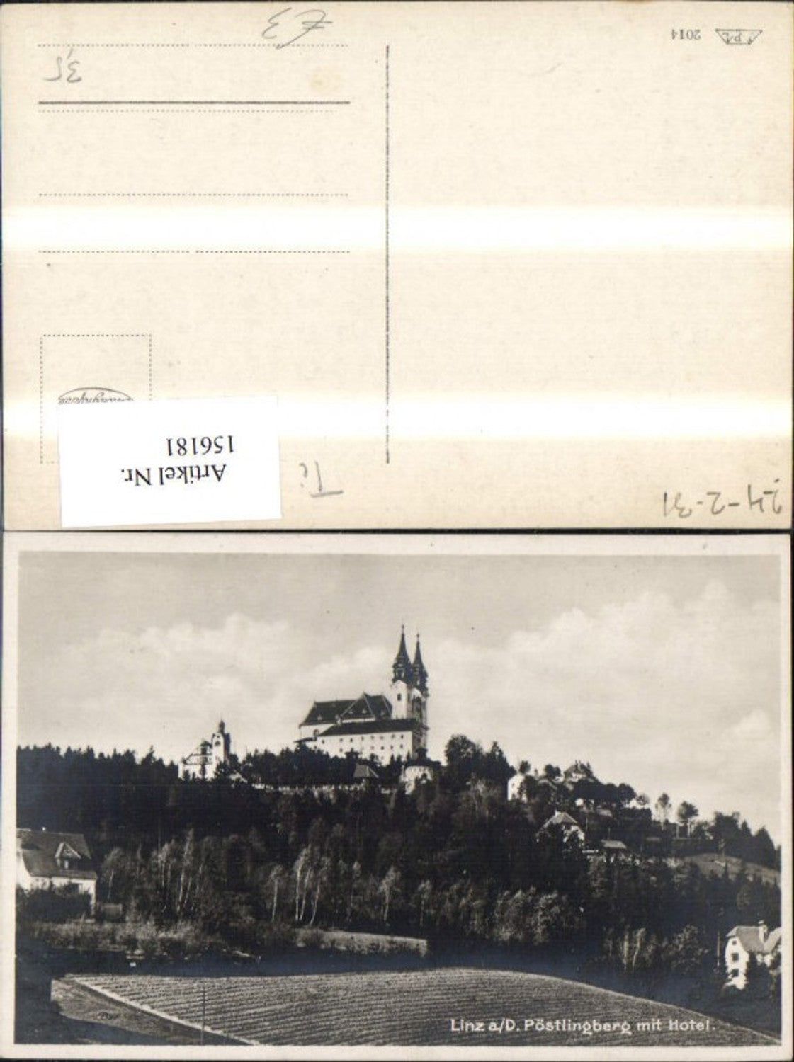 156181,Linz Pöstlingberg m. Hotel