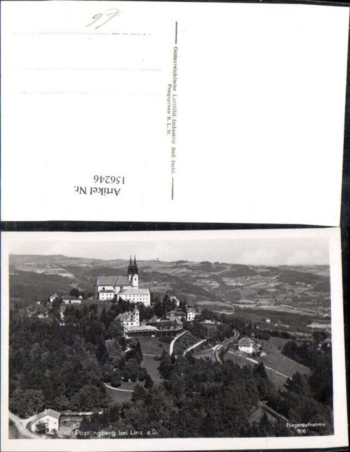 156246,Linz Pöstlingberg Fliegeraufnahme