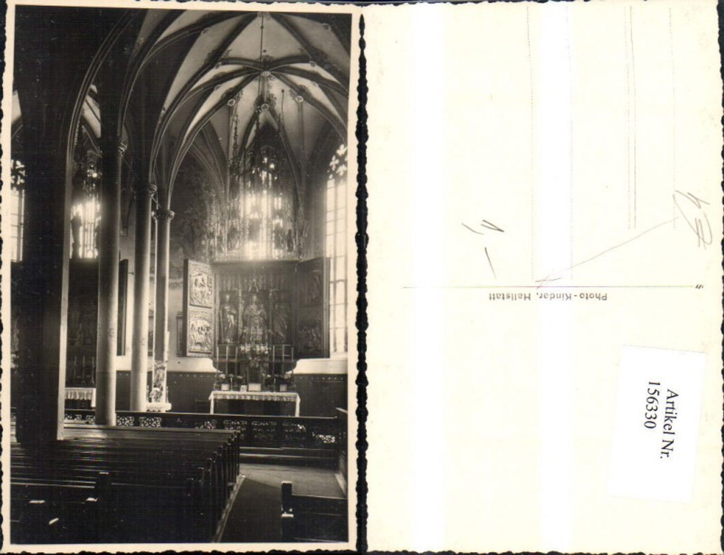 156330,Hallstatt Innenansicht Kirche