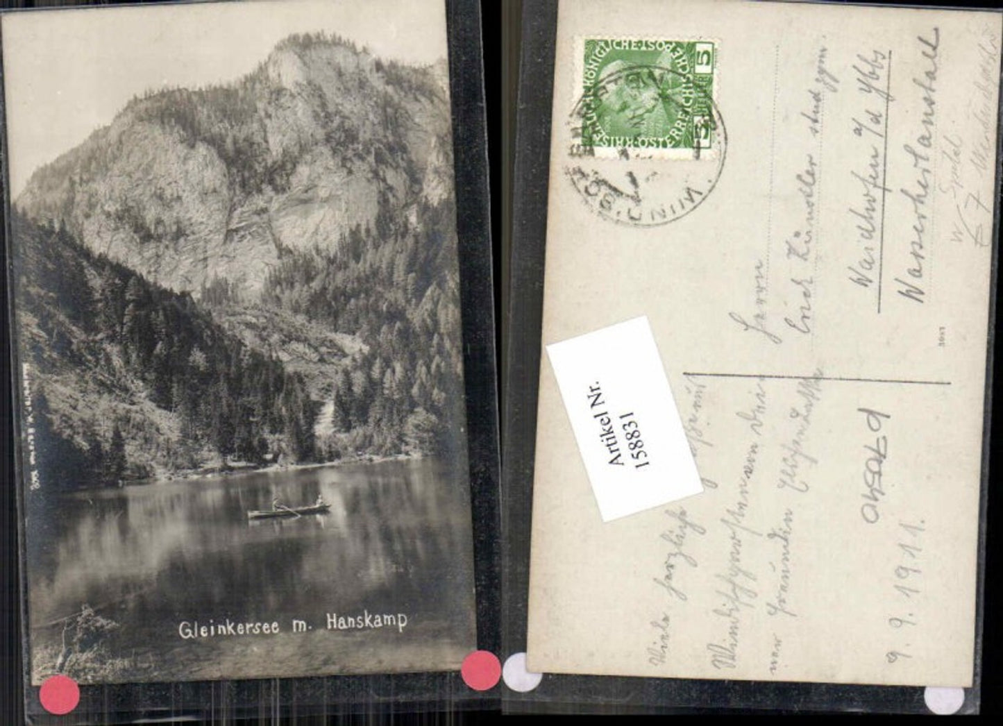 158831,Fotokarte Gleinkersee bei Spital am Pyhrn Windischgarsten