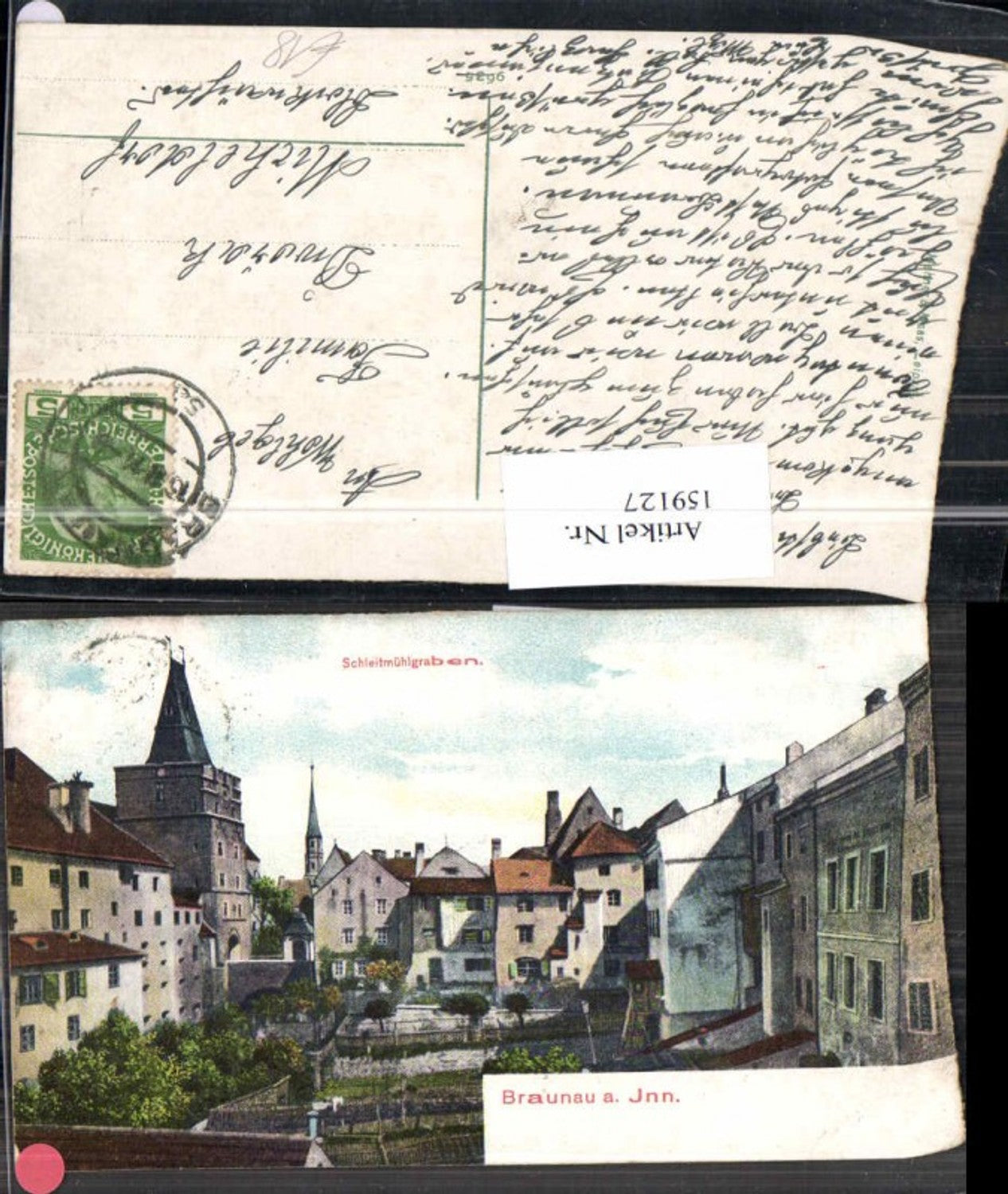 159127,Braunau am Inn Schleitmühlengraben 1905