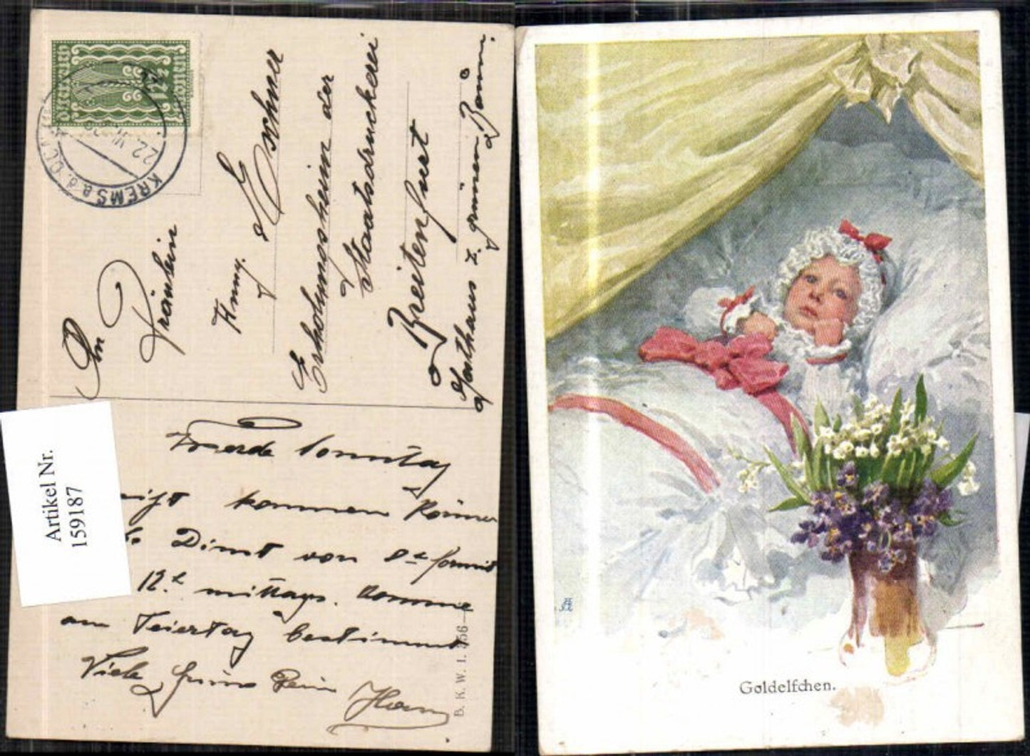 159187,Karl Feiertag Goldelchen Baby BKWI 356-6