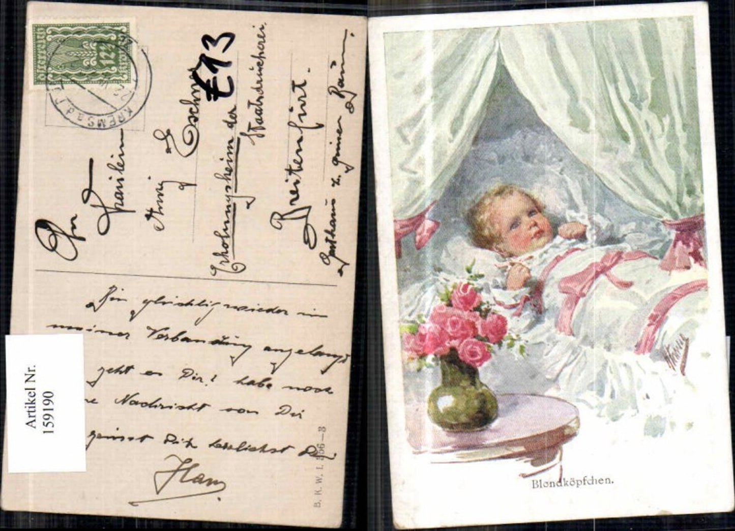 159190,Karl Feiertag Blondköpfchen B.K.W.I 356-3