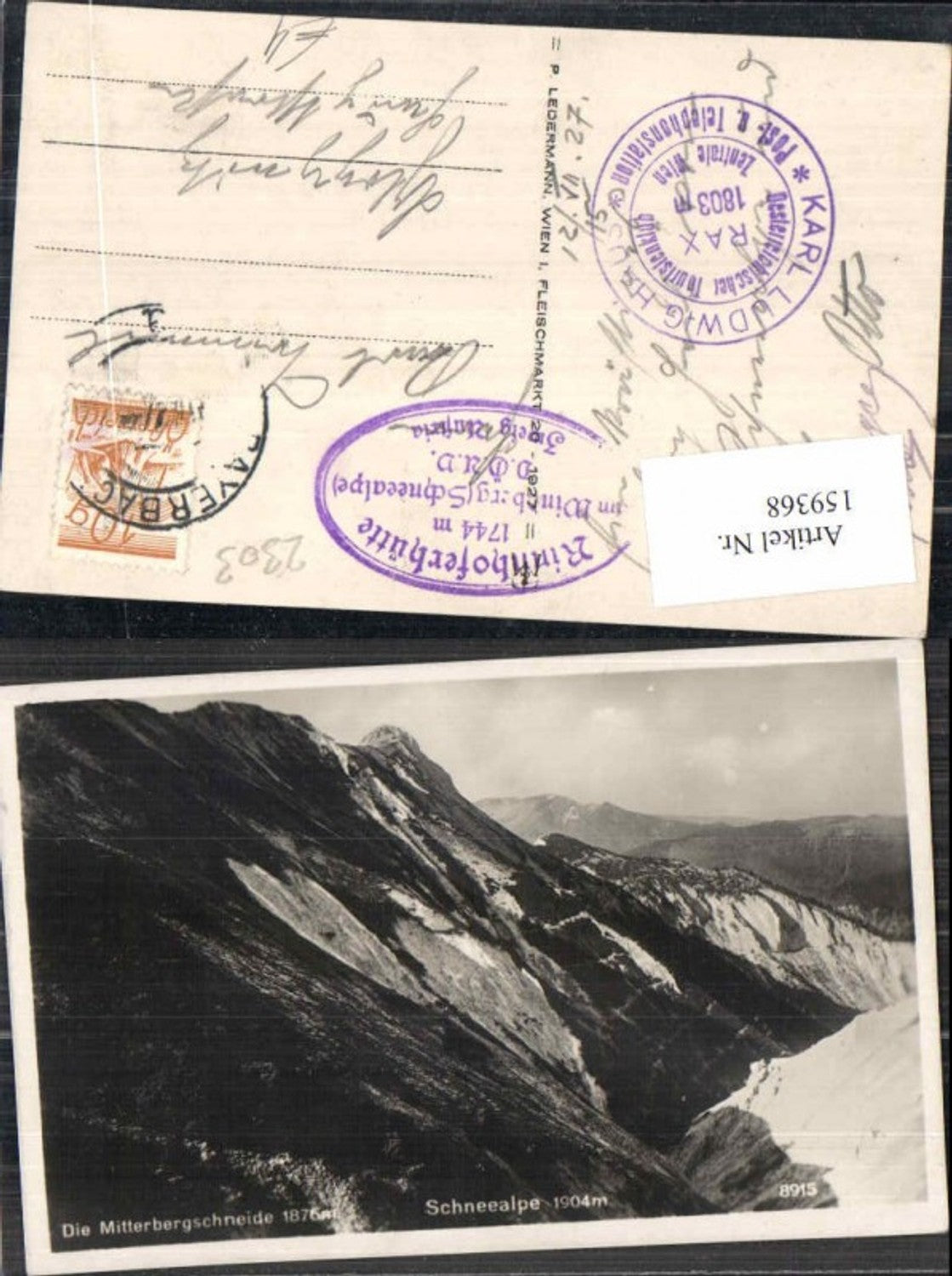 Alte Ansichtskarte – Old Postcard