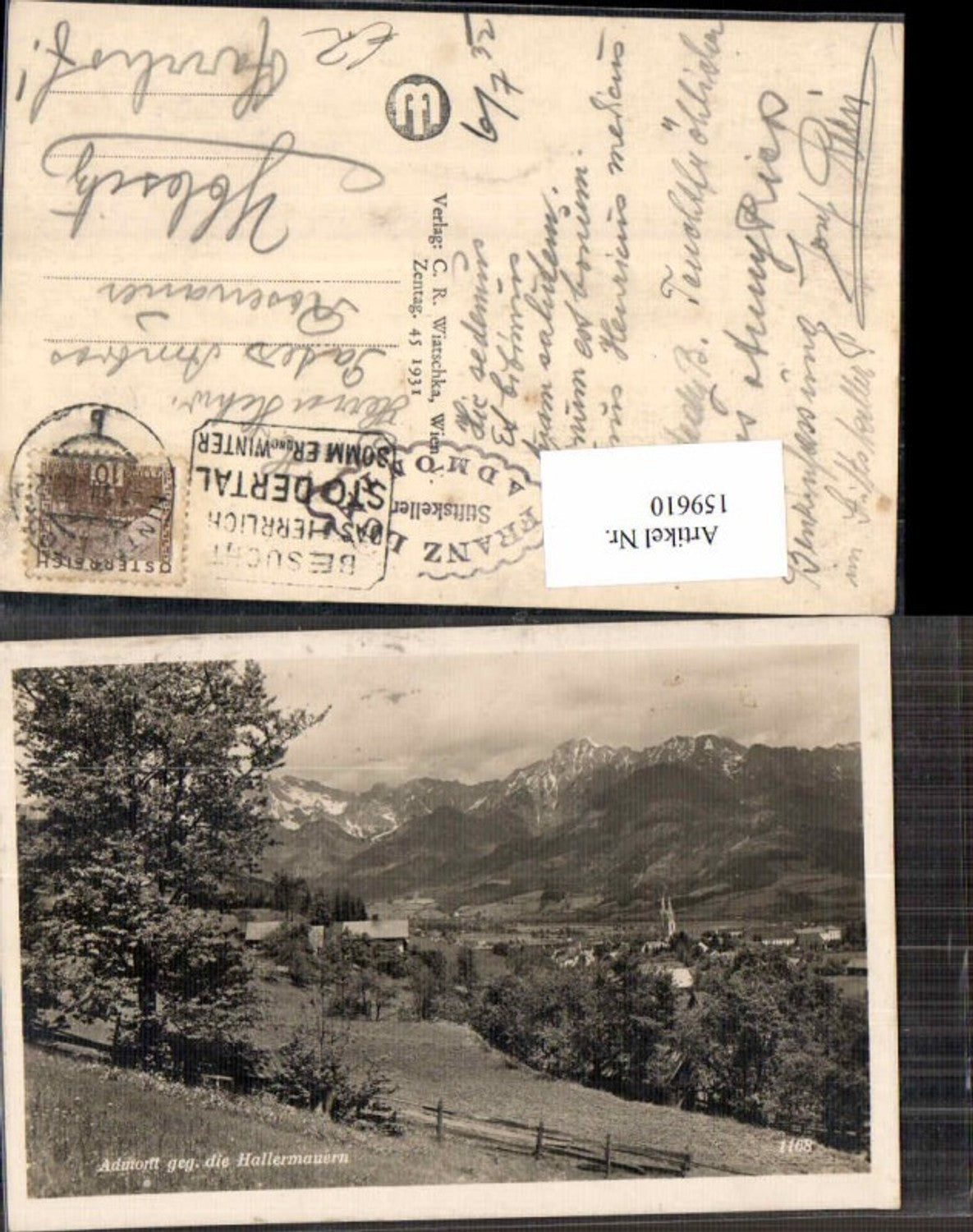 Alte Ansichtskarte – Old Postcard