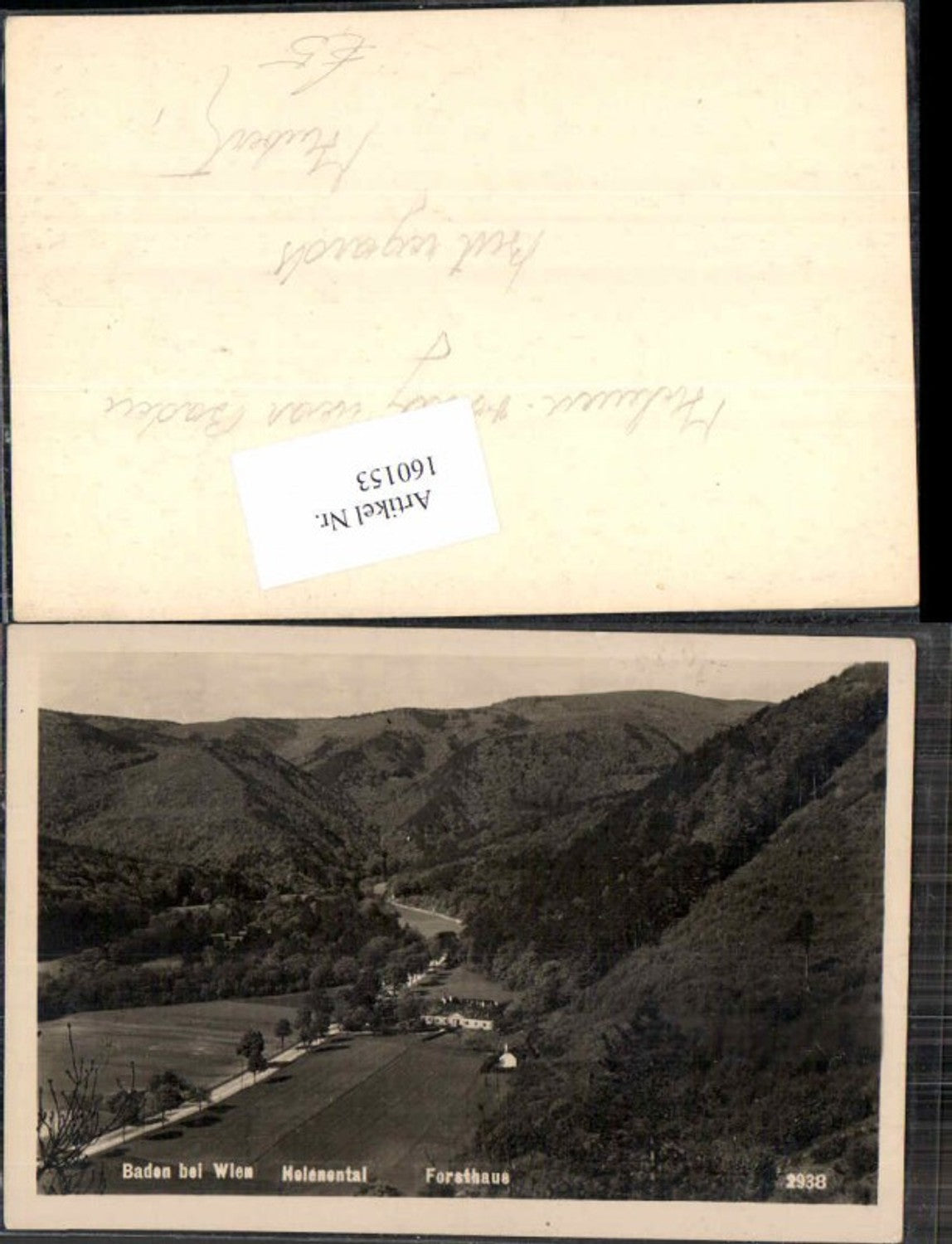 160153,Helenenthal Baden b. Wien Forsthaus