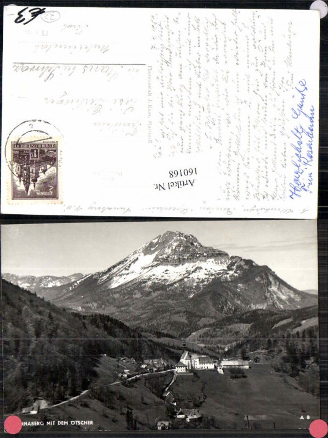 160168,Annaberg m. Ötscher 1955