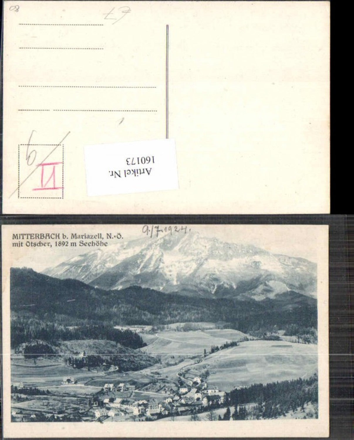 160173,Mitterbach am Ötscher