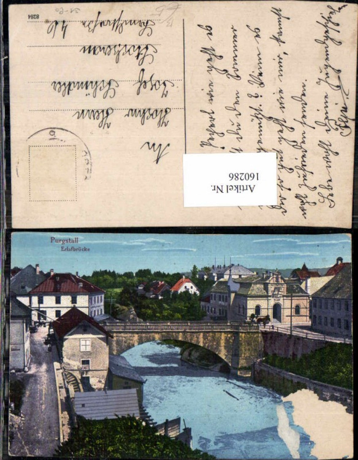 160286,Purgstall a.d. Erlauf Erlafbrücke beschädigt