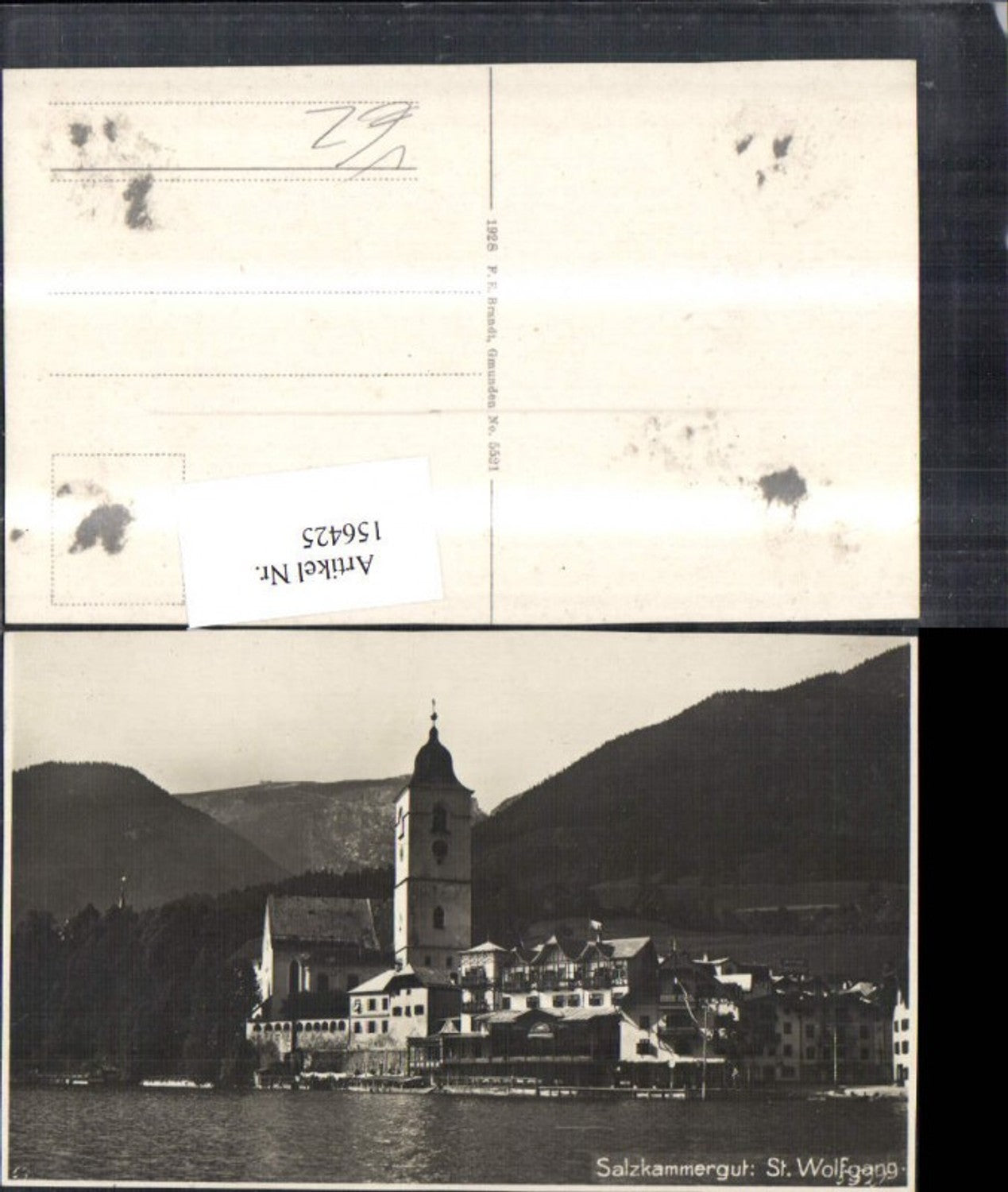 156425,St Wolfgang Wolfgangsee Salzkammergut pub F E Brandt 5521