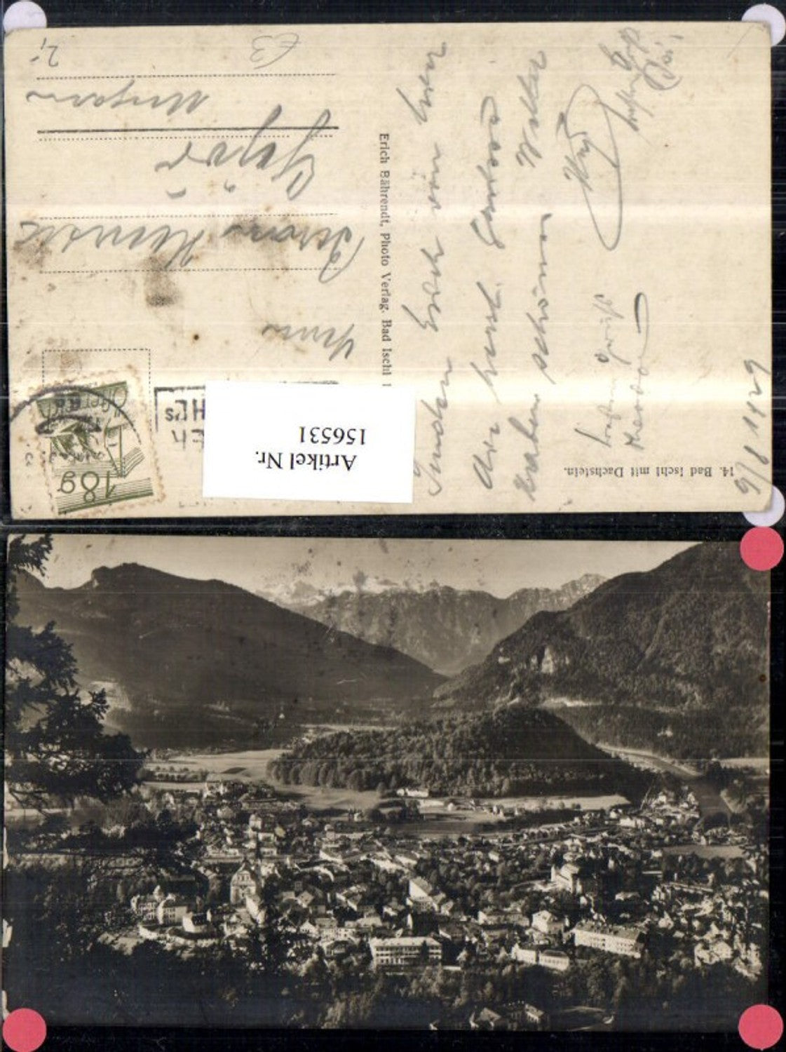 156531,Bad Ischl m. Dachstein Salzkammergut 1929