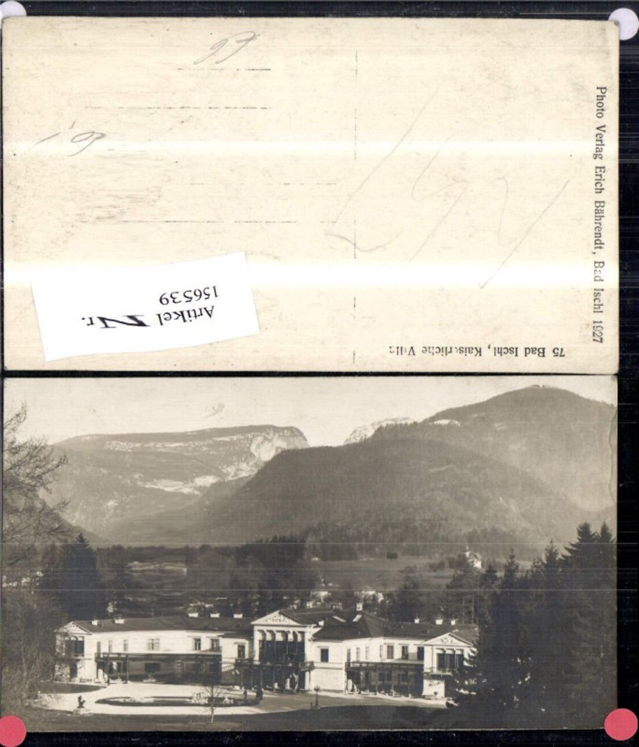 156539,Bad Ischl Kaiserl. Villa