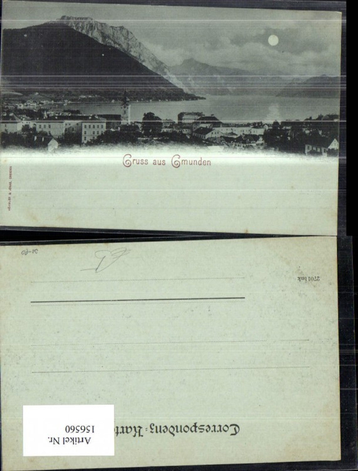 156560,Gmunden b. Mondschein