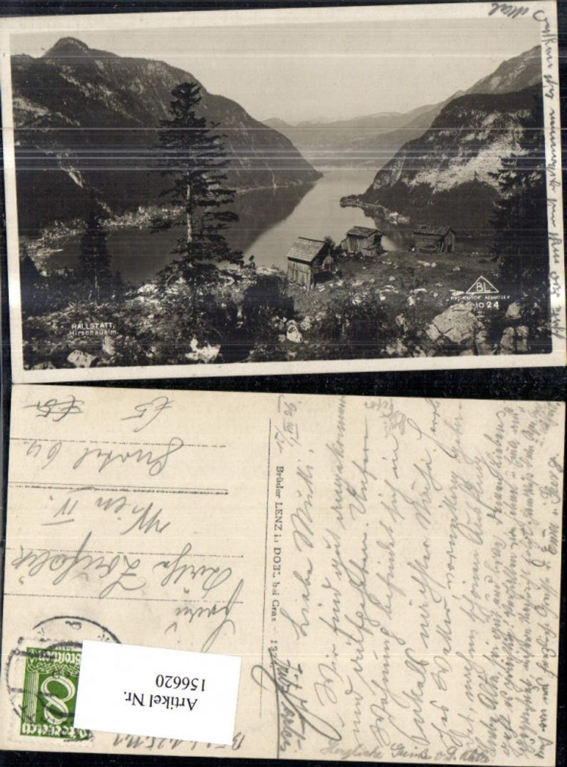 156620,Hallstatt Hirschaualm 1926