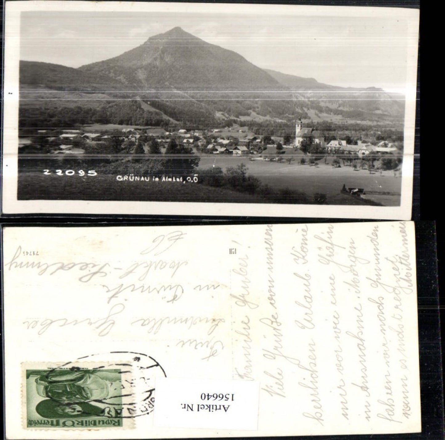 156640,Grünau i. Almtal 1952