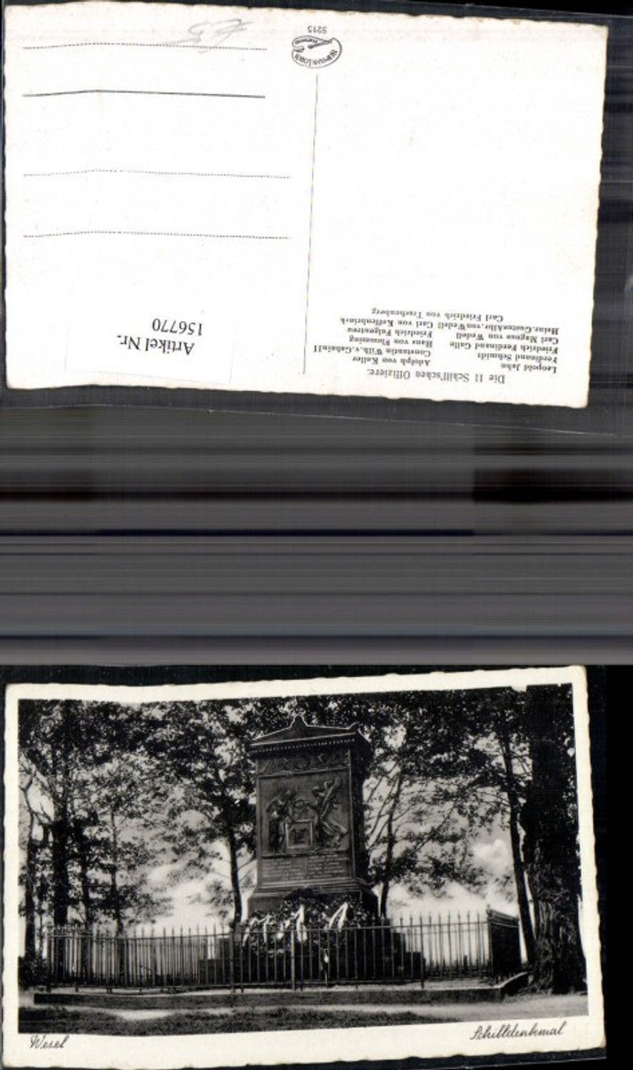 156770,Wesel Schillerdenkmal