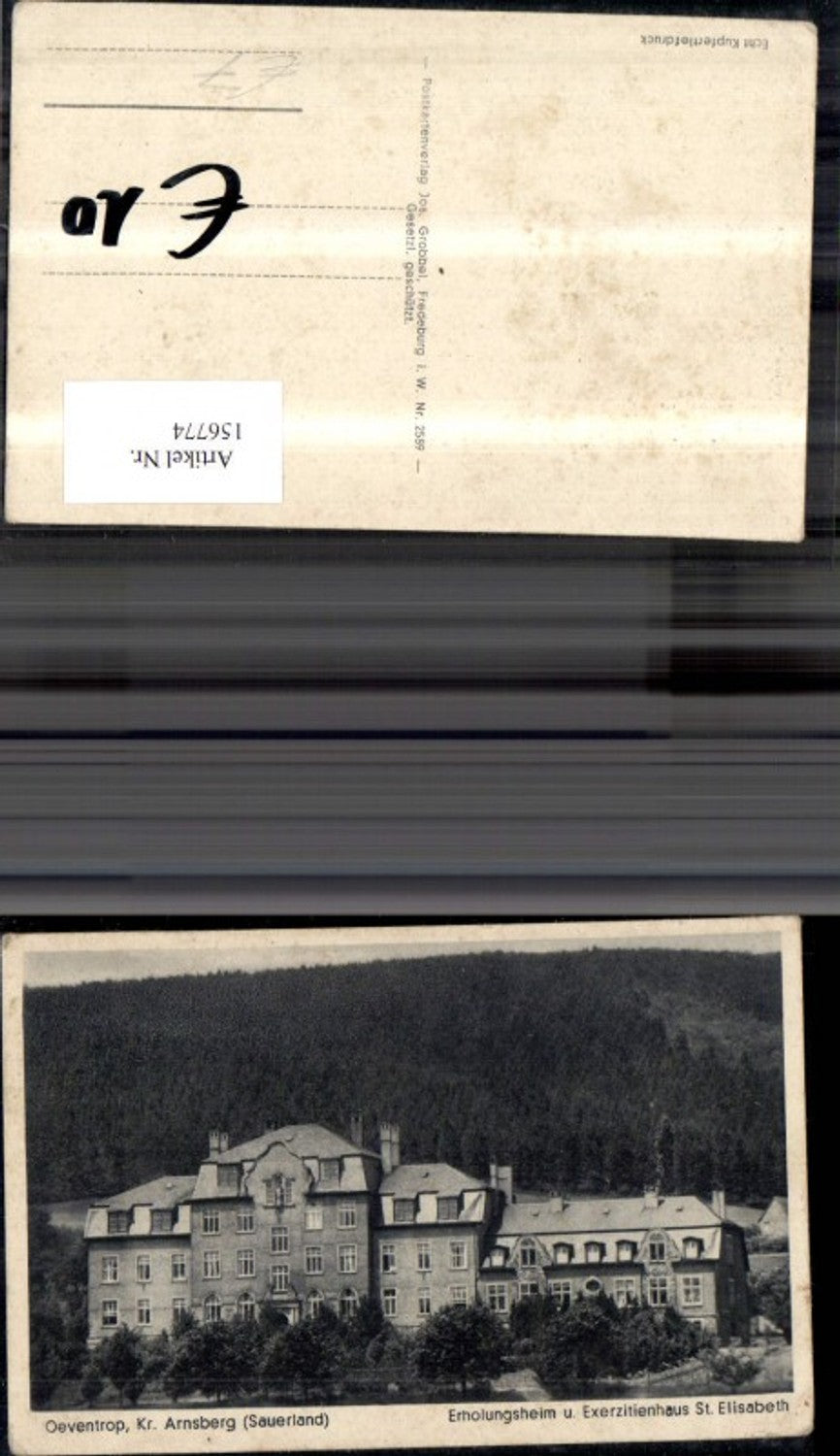 156774,Oeventrop Arnsberg Erholungsheim u. Exerzitienhaus St Elisabeth